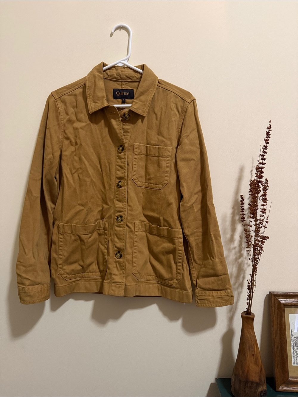 Quince Camel Collared Jacket